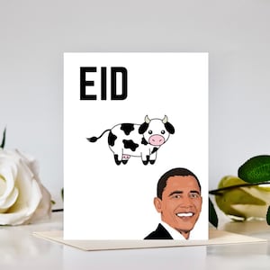 Eid Mubarak Card - Eid Moo Barack