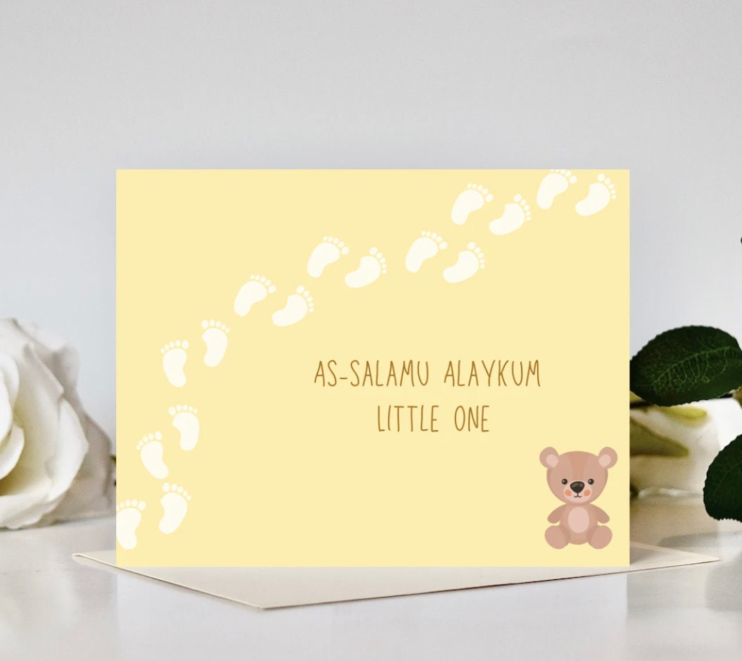 New Baby Card - Salam Little One