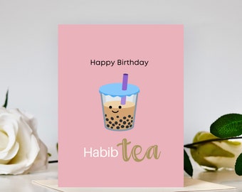 Happy Birthday Card - Habibtea / Bestea