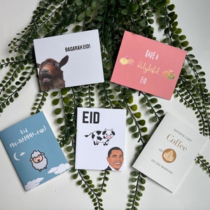 Cartões Eid Mubarak - Pacote Econômico (Conjunto de 5)