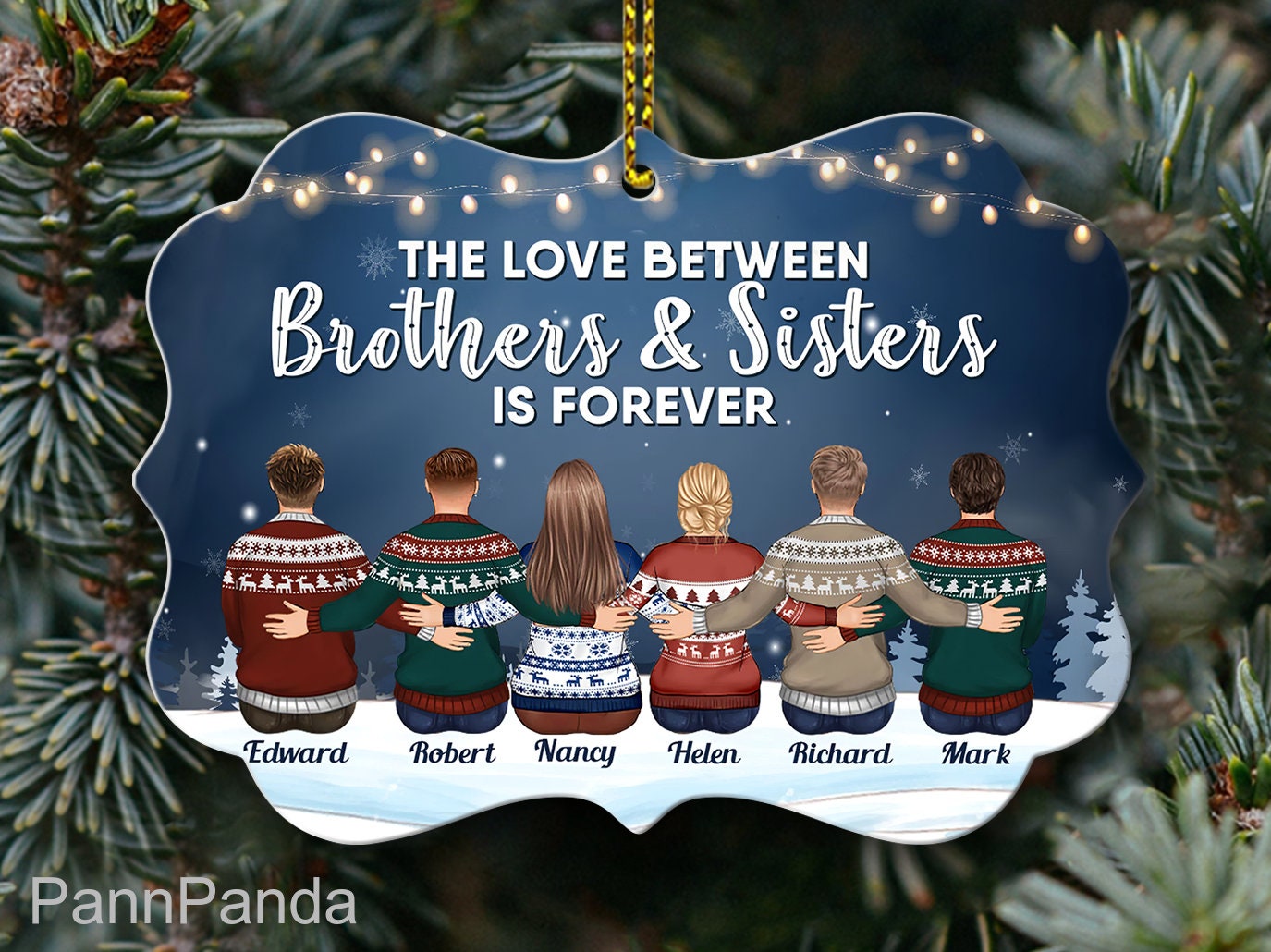 The Love Between Brothers & Sisters is Forever Family Etsy