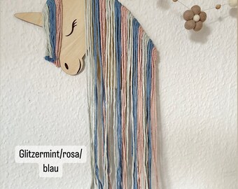 Spangenhalter „Einhorn“| Haarspangenhalter| Mädchendeko| Babymädchen| Spangenaufbewahrung|