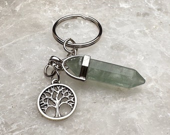 Llavero Árbol de la Vida de Fluorita