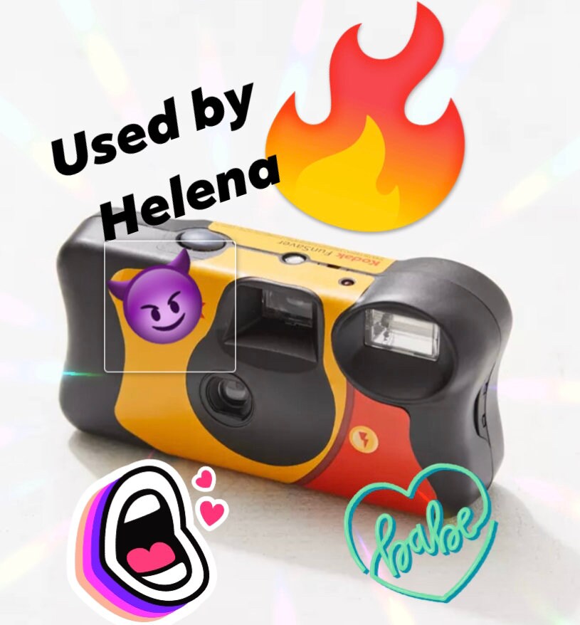 Used Disposable Camera by Helena Etsy