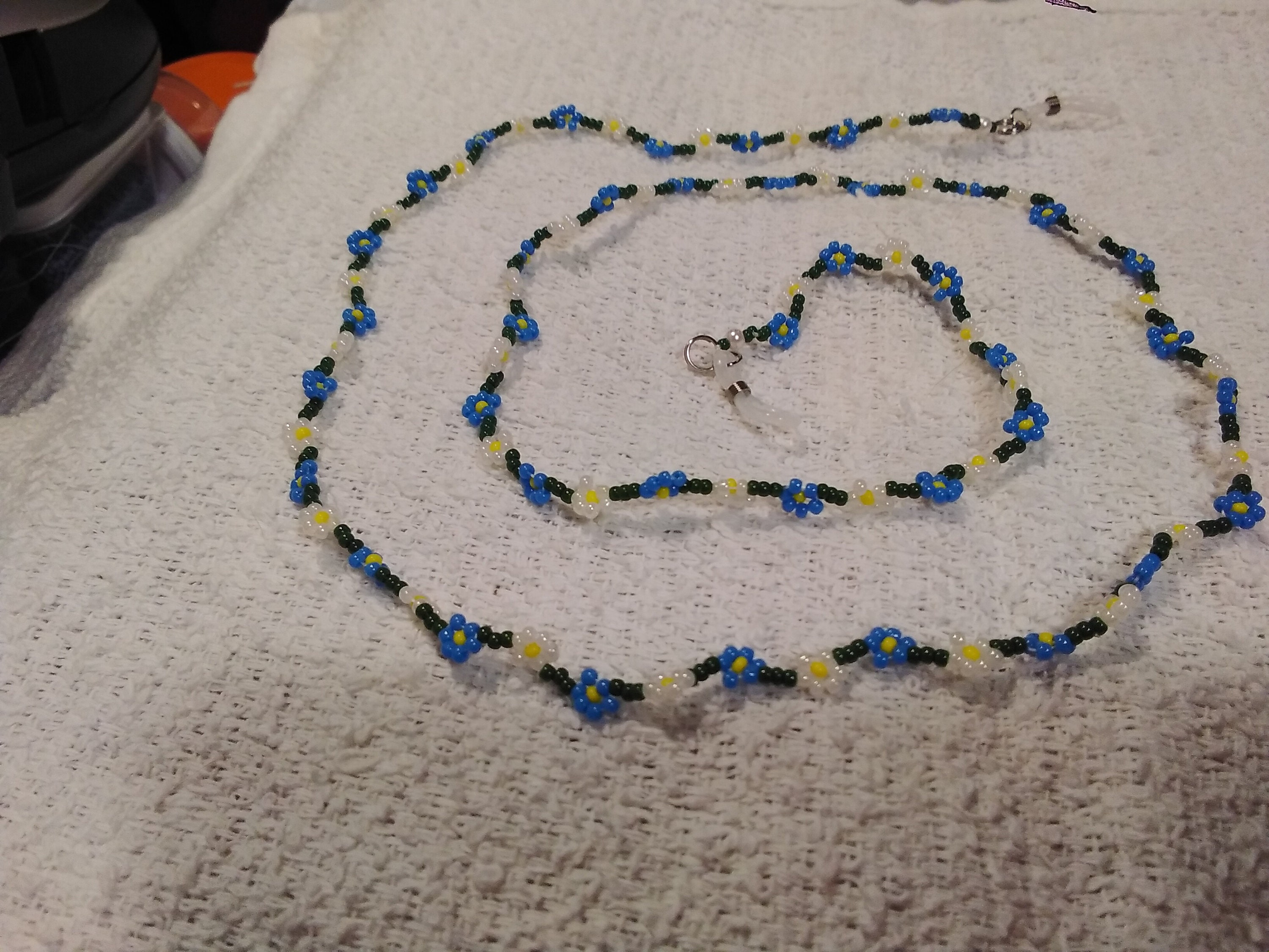 Beaded 26 Around the Neck Eyeglass Holder Etsy