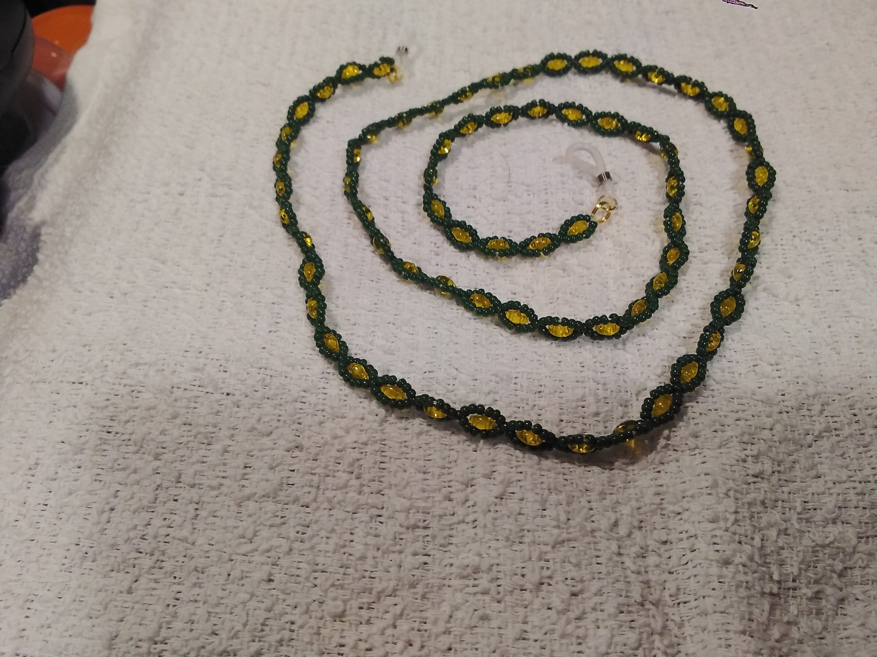 Beaded 28 Around the Neck Eyeglass Holder Etsy