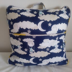Moon and Stars Book Pillow