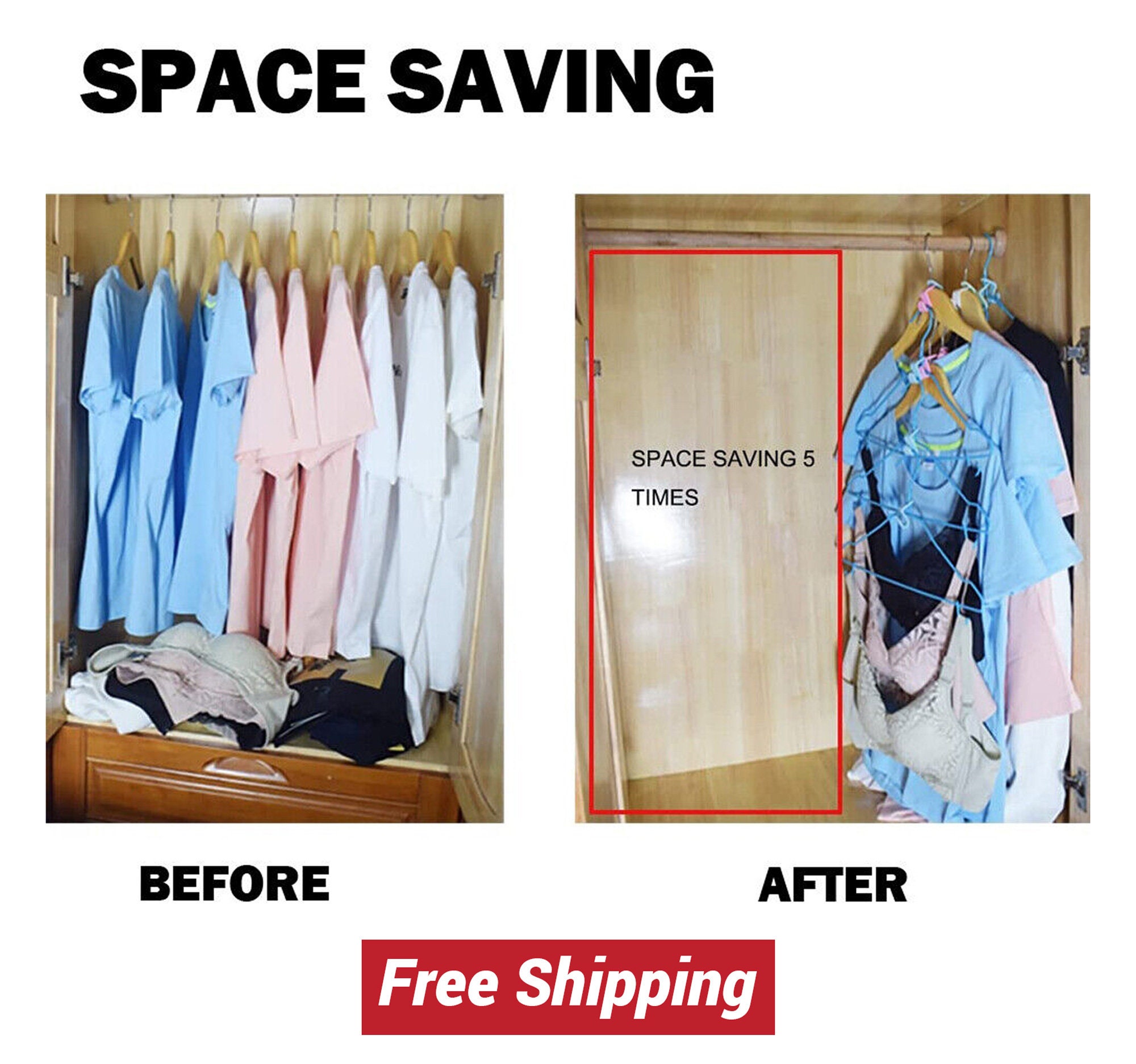 40PCS Clothes Hanger Connector Hooks Closet Hangers Organizer Space Saving  Clip Perfect for College Students/dorm Room Closets, Small Closet 