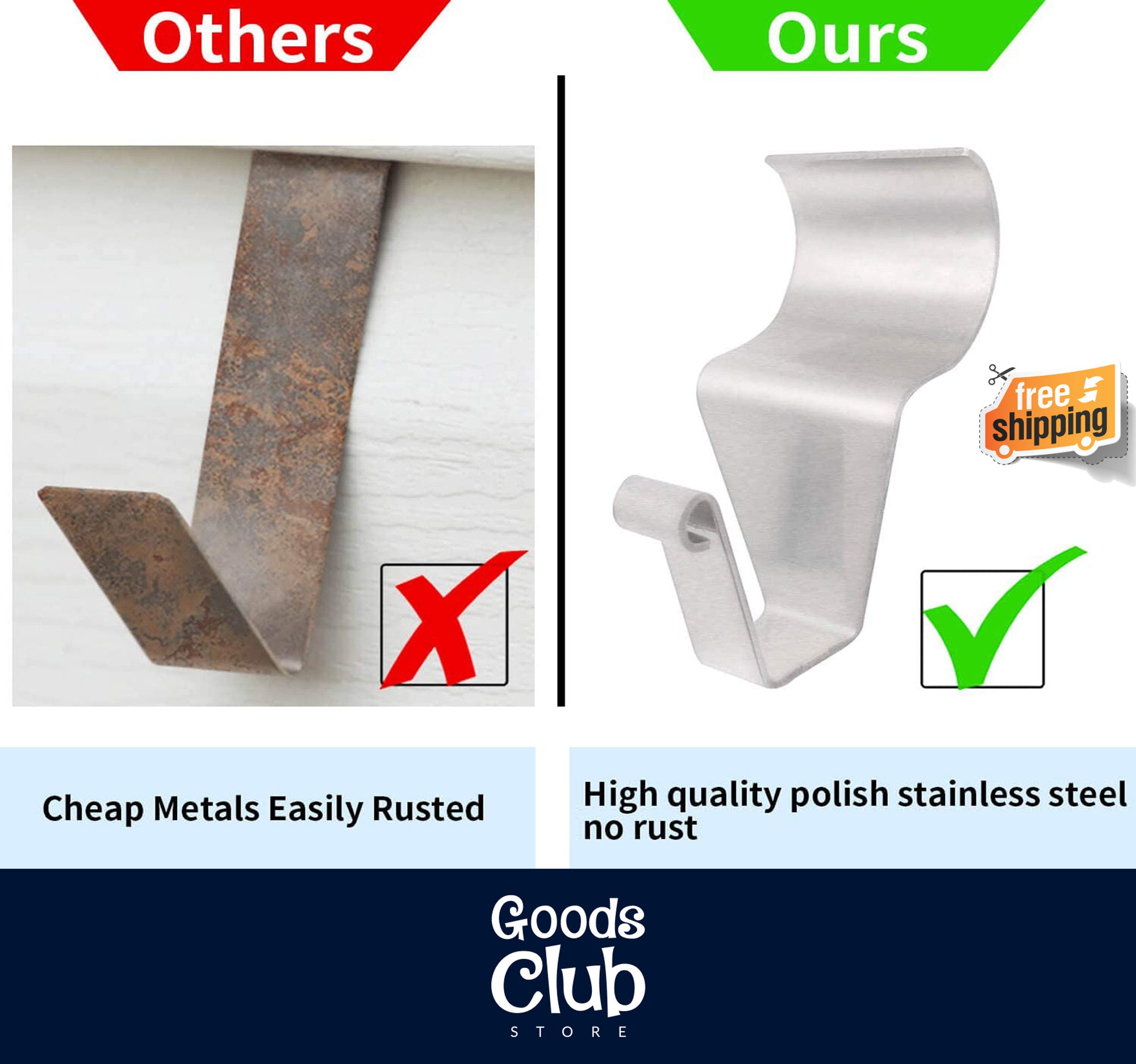 20 Pack Vinyl Siding Hooks NoHole Needed Heavy Duty Clips Etsy