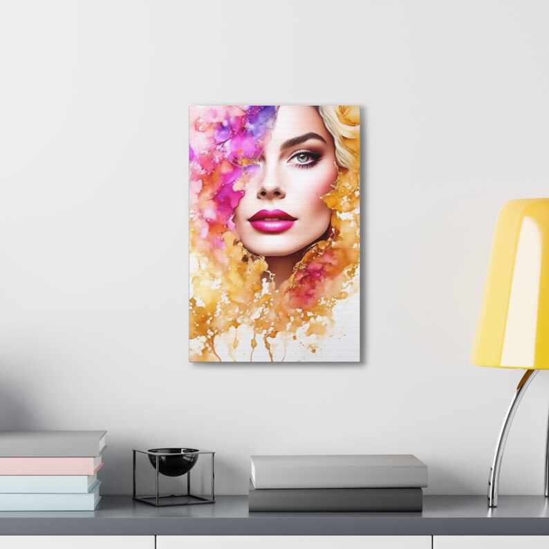 Beautiful Margot Robbie in AI Generated Artwork Celebrity AI - Etsy