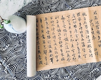 Wang Xizhi Orchid Pavilion Preface Canvas Poster Wall Home Decor Art Calligraphy