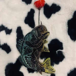 Bass fish car freshener