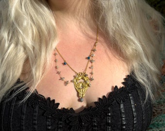 Collier a rangs de perles "un soupçon de magie"