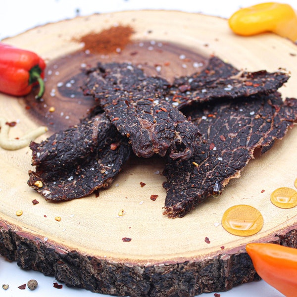 Original Beef Jerky, Grass-Fed, Halal, Kosher, No Nitrites, Non-GMO, All-Natural, No MSG