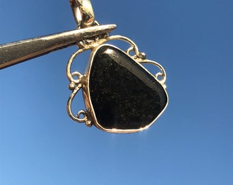 Natural Green Tourmaline Pendant, 925 Sterling Silver Pendant, Hand Crafted Jewelry, Handmade Jewelry, Birthstone Necklace, Gift For Mom