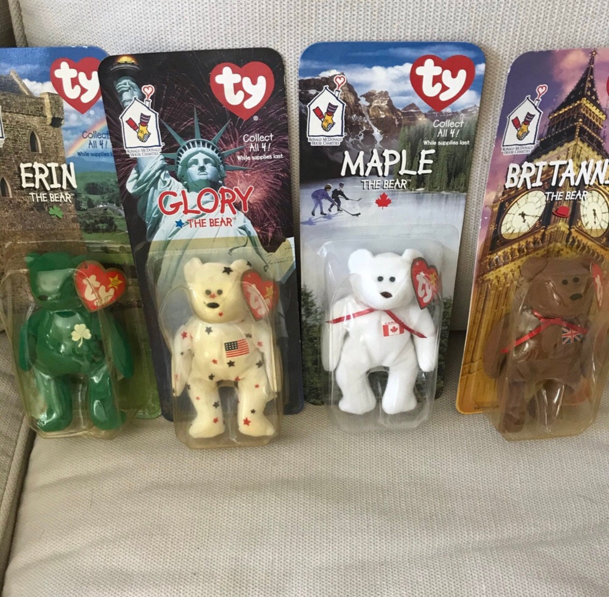 Rare beanie baby McDonalds collection all four included Etsy
