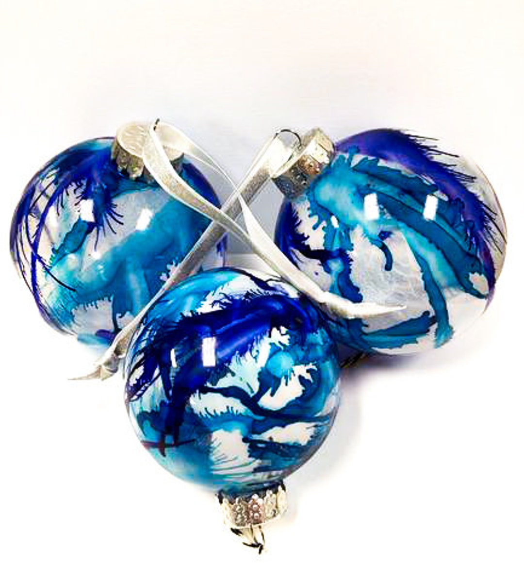 Alcohol Ink Ornament Painting Kit Etsy