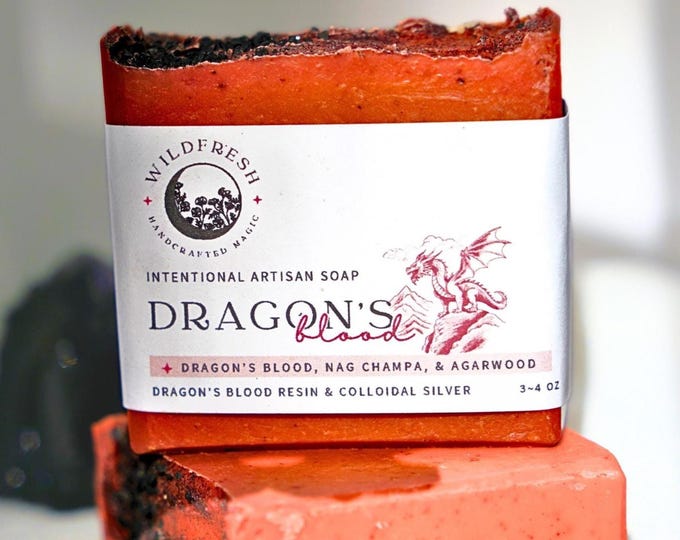 Intentional Bar Soap | Dragons Blood Oil Bar Soap | Ritual Soap