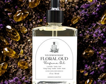 Floral Oud Perfume Oil – Handmade Alcohol-Free Fragrance