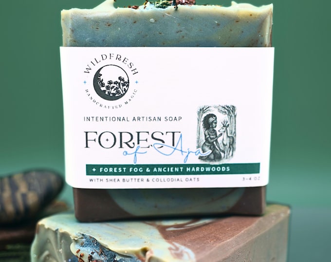 Forest of Aja Soap: Orisha Ritual Bath Bar with Shea Butter & Oats