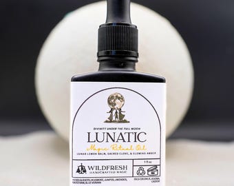 Full Moon Ritual Oil | Grounding, Protection, Lunar Magic
