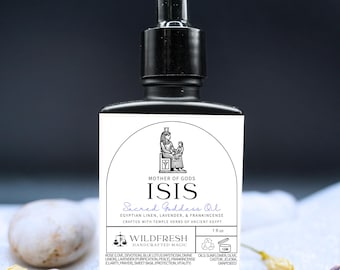 ISIS Sacred Goddess Oil – Egyptian Ritual Oil for Magic, Healing, Love, Protection & Power