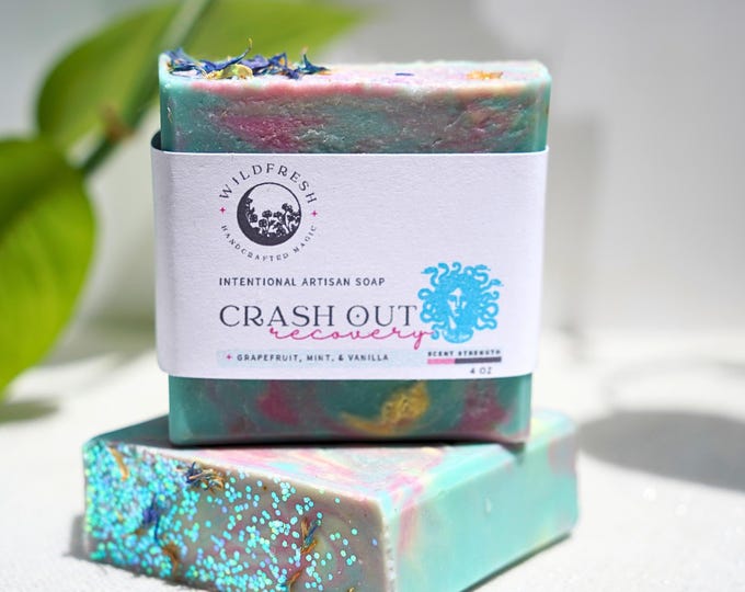 Crash Out Goddess Soap | Grapefruit Mint Vanilla | Calming Ritual Bar