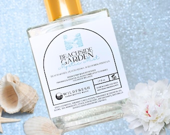 Beachside Garden Mystic Mist • Alcohol-Free Room Spray • Ritual Linen Spray • Sea Magic + Peony Jasmine Energy Mist for Coastal Calm