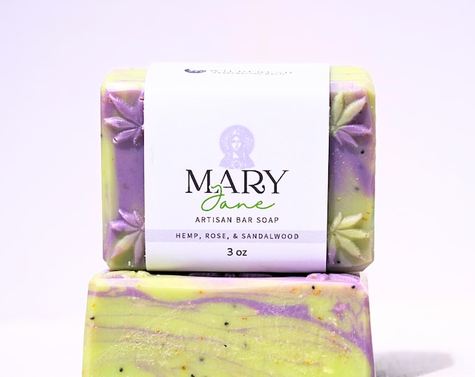 Handmade Artisan Soap | Intentional Bar Soap | Hemp Seed Oil, Hemp Seed Extract
