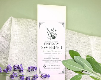 Energy Sweeper — Cleansing Incense Sticks for Clearing, Protection & Fresh Starts - 11 pack