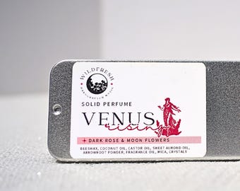 Venus Solid Perfume | Dark Rose and Moon Flower Perfume | Cologne