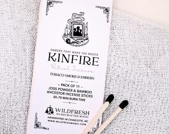 Kinfire Ritual Incense – Tobacco Smoke and Embers Ancestor Veneration and Root Work