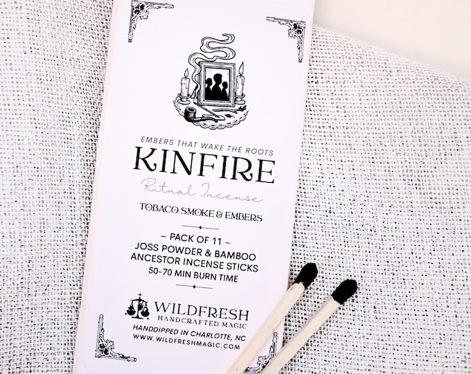 Kinfire Ritual Incense – Tobacco Smoke and Embers Ancestor Veneration and Root Work