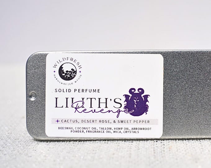 Lilith Solid Perfume | Cactus, Desert Rose and Sweet Pepper Perfume