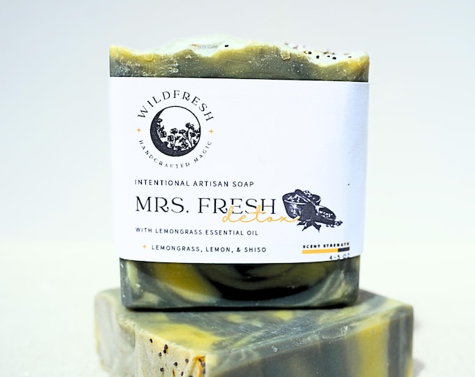 Mrs. Fresh Detox Soap | Lemongrass Bar Soap