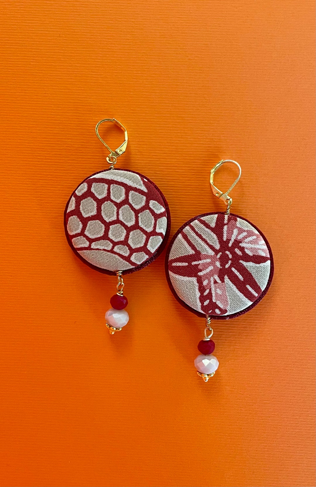 Japanese Silk Earrings Etsy