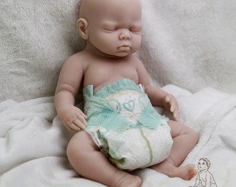 Lebensechte 20 Zoll Reborn Baby Puppe volles Silikon Neugeborenes Kleinkind