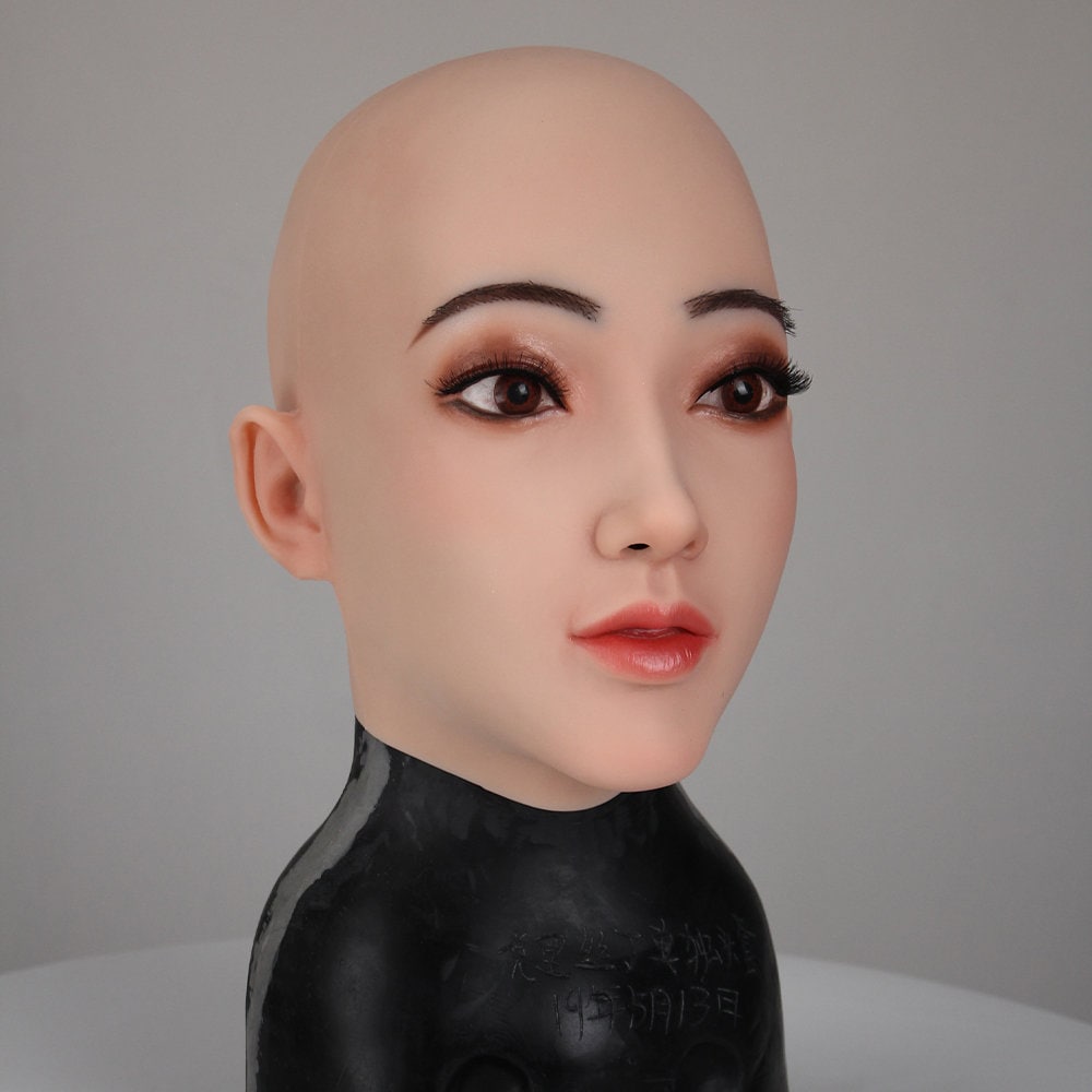 Silikonmaske Christine Realistische junge Frau Maske Etsy