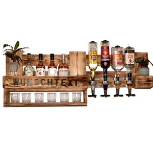 Whiskey rack wall bar whiskey rack rustic drinks dispenser gin whiskey whiskey pallet furniture liquor rack wine bar wine rack Christmas