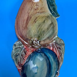 Vintage Italian Ceramic Spoon Rest.