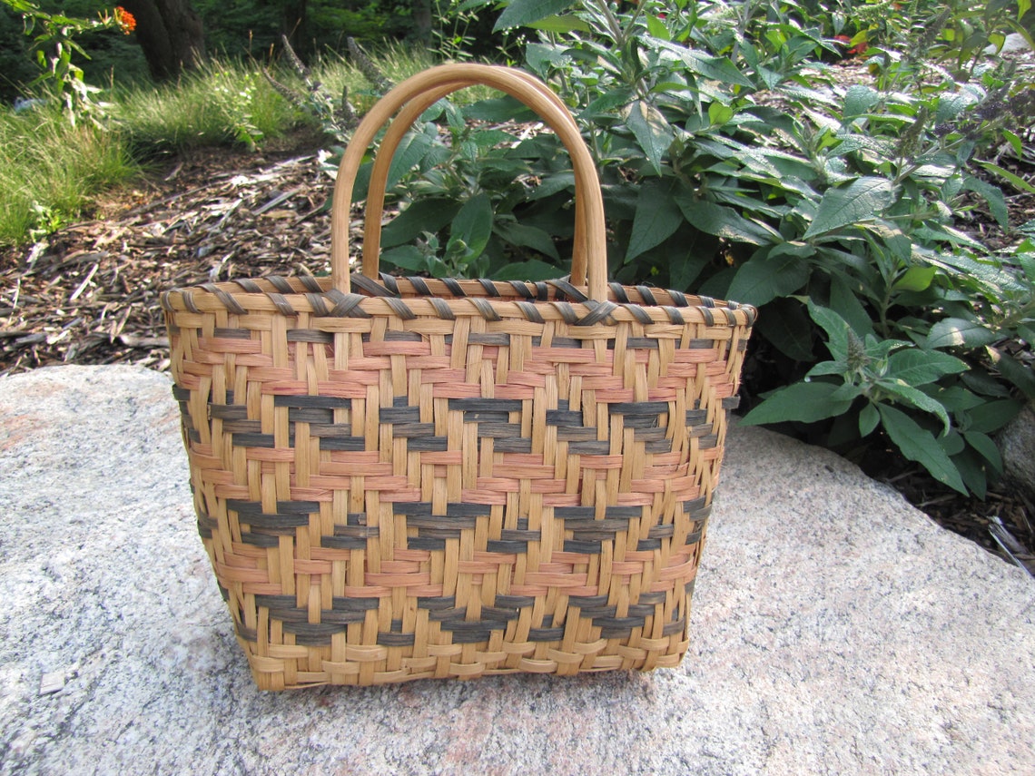Vintage Cherokee Basket Basket with Handles Cherokee Basket Etsy