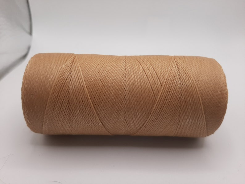 10 m Linhasita thread 0.5mm waxed polyester for macramé DIY jewelry or crafts 18 - sable