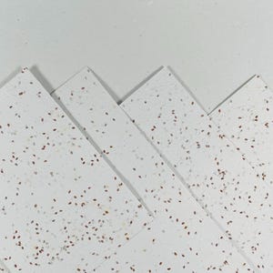 Papier de graines de cresson pour cartes spéciales Papier de graines durable avec graines de cresson Papier pour calligraphie papier naturel fait main