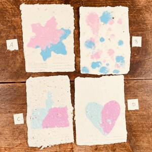 Carte d'anniversaire spéciale fille en papier ensemencé avec des graines de fleurs à planter sur le thème de La Reine des Neiges