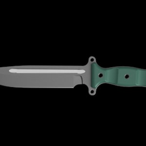 ArtStation - Resident Evil 4 Krauser's Knife (Untextured)