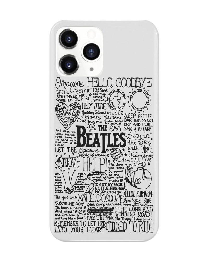 The Beatles Phone Case The Beatles Etsy India