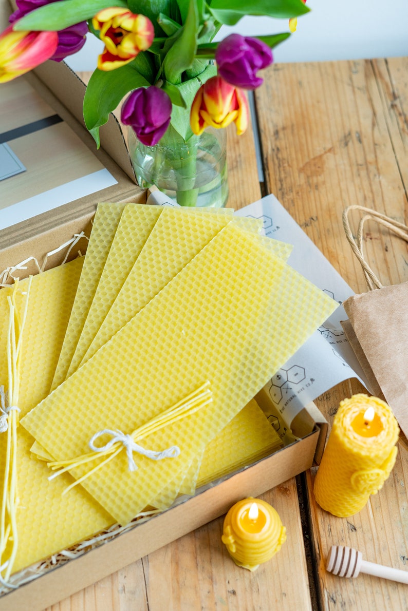 beeswax candle making kit