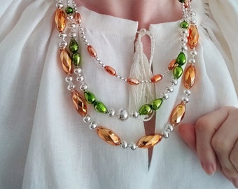 Luskavky Ukrainian necklace 3 in 1 (not vintage)