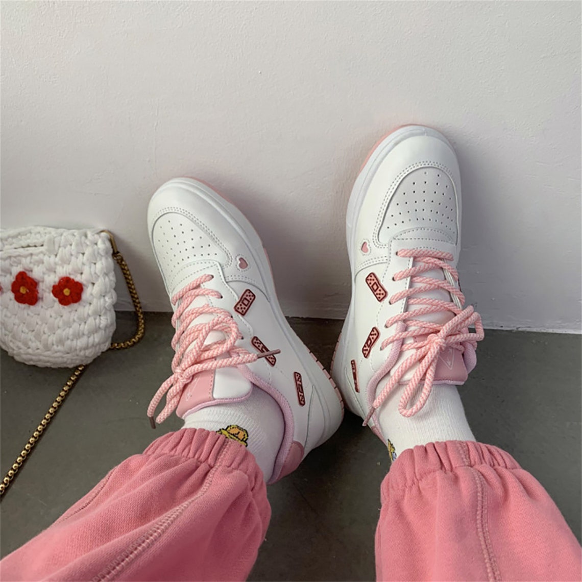 cute pastel sneakers