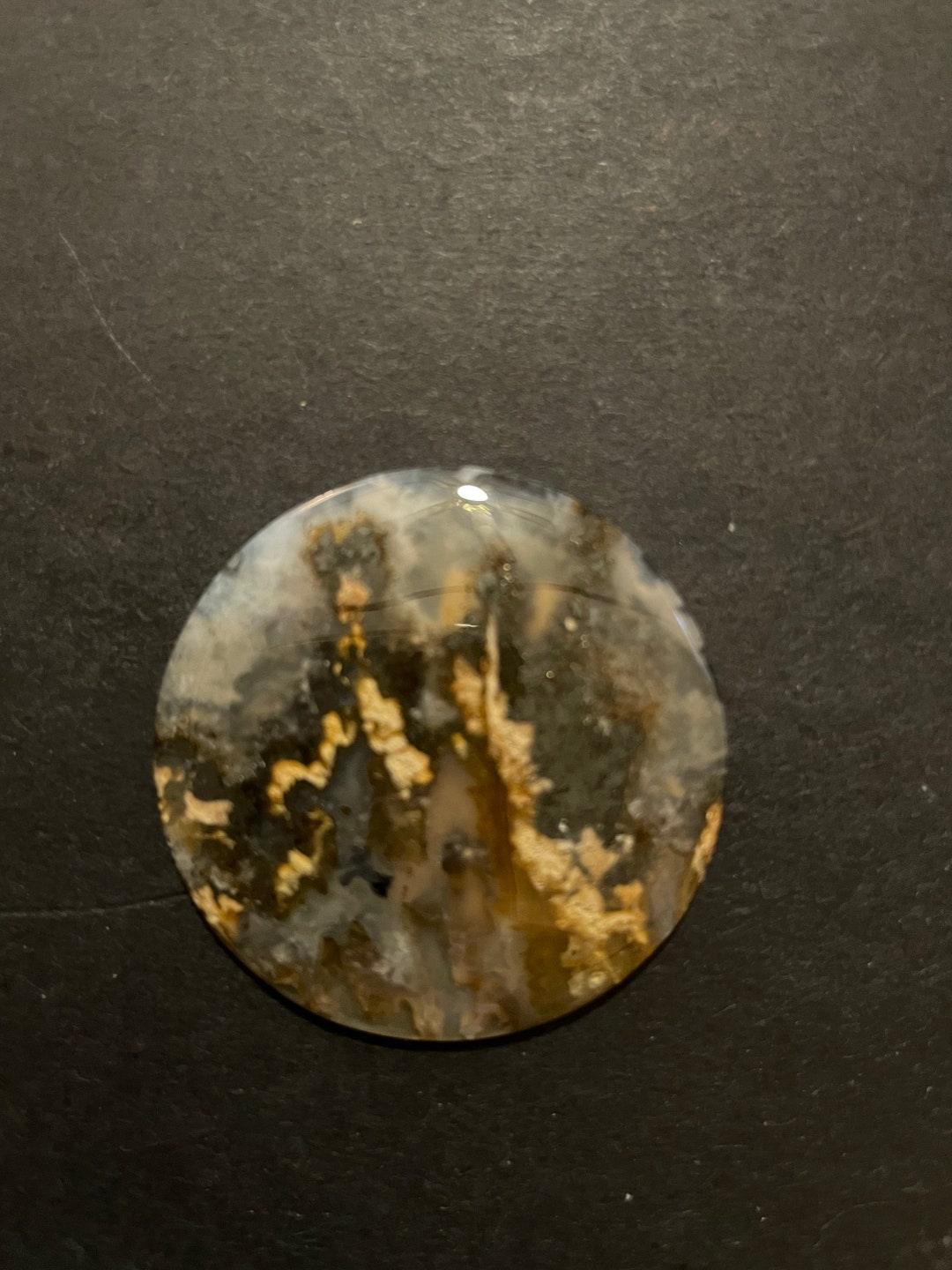 Graveyard Plume Agate Stone Etsy